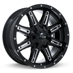 RTX Wheels – Ravine – Black – 18″x9″ 10mm – Summer Wheels – 082087